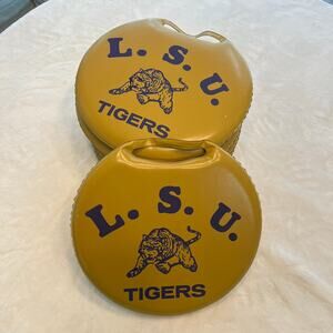 (2) VINTAGE LSU Stadium Bleachers Seat Football Seat Baseball Seat LSU‎ TIGERS